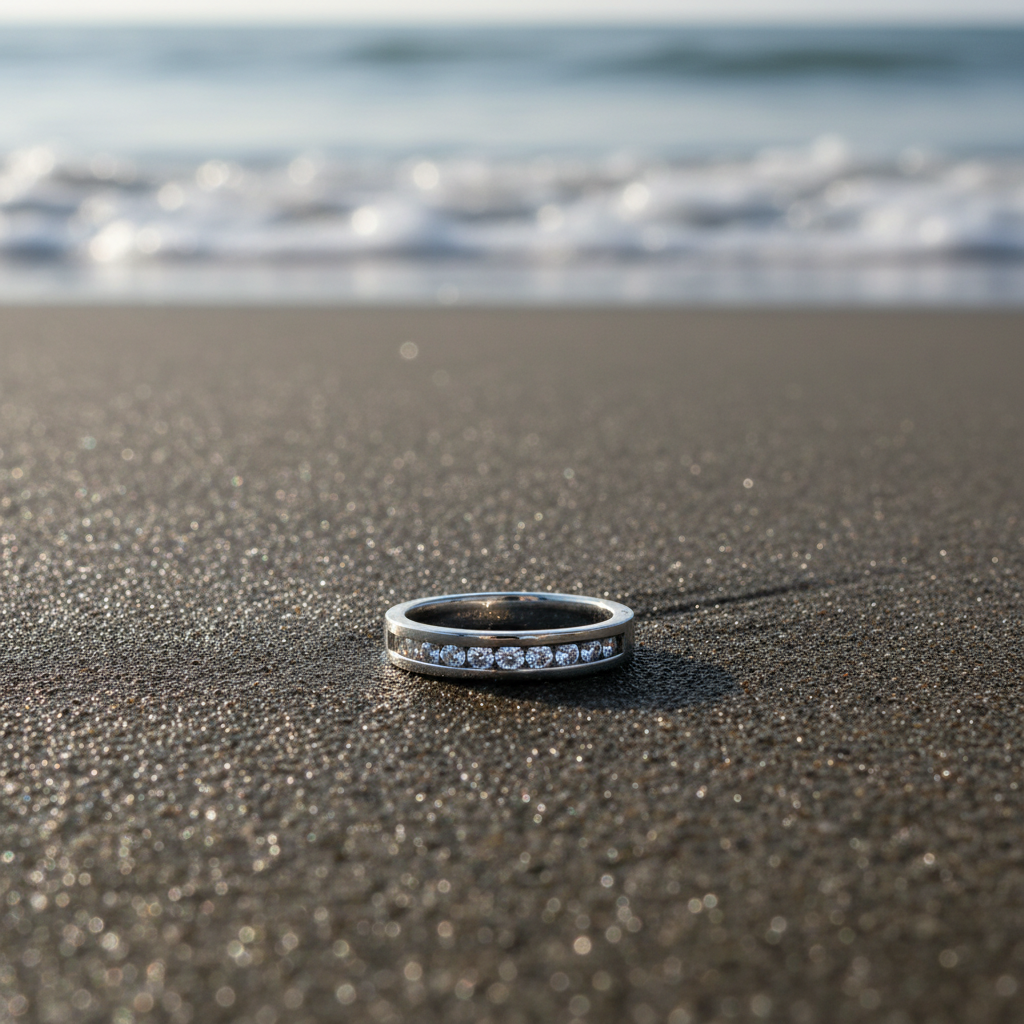 10 Diamond Ring on Beach
