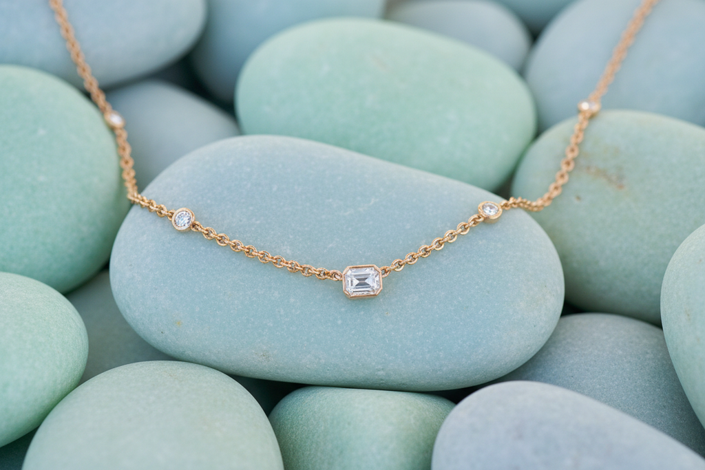 Close-up on Blue & Mint Rocks
