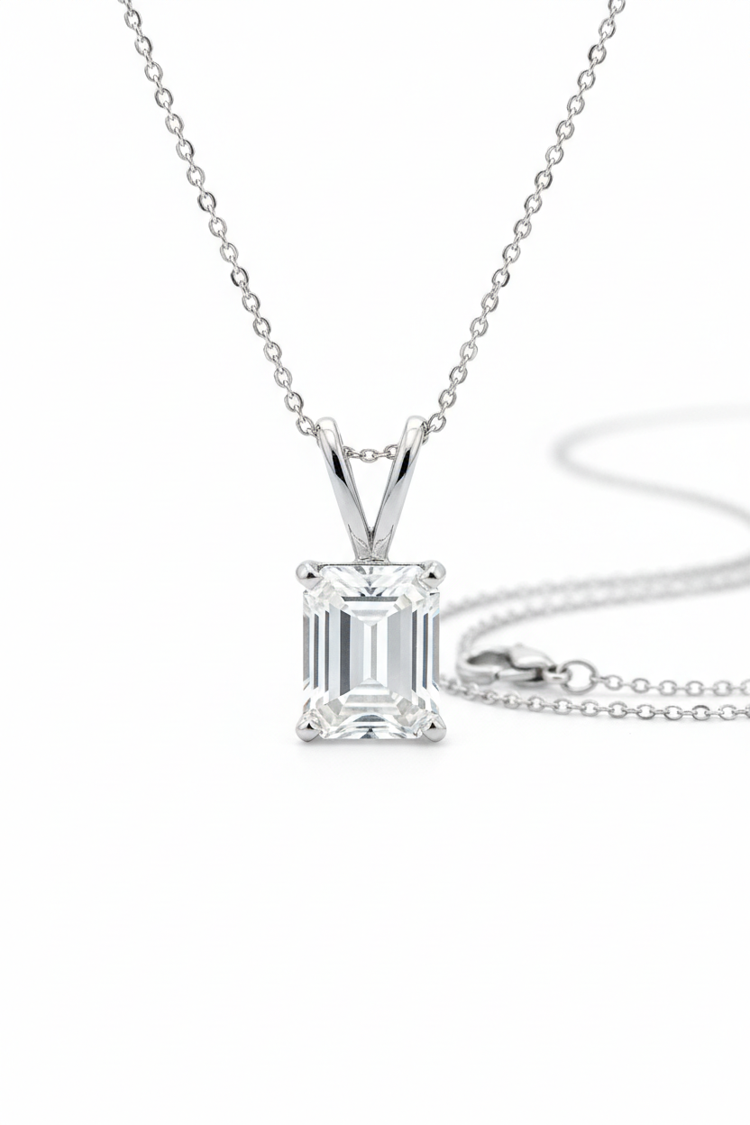 Diamond pendant necklace