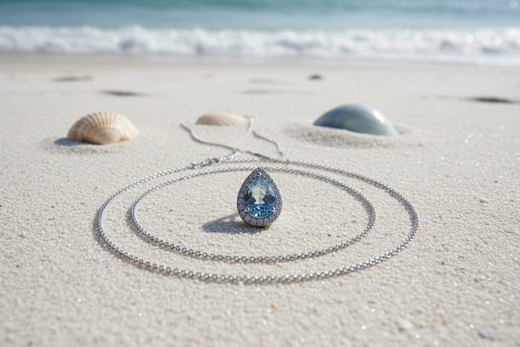 Flat Lay with Seashells